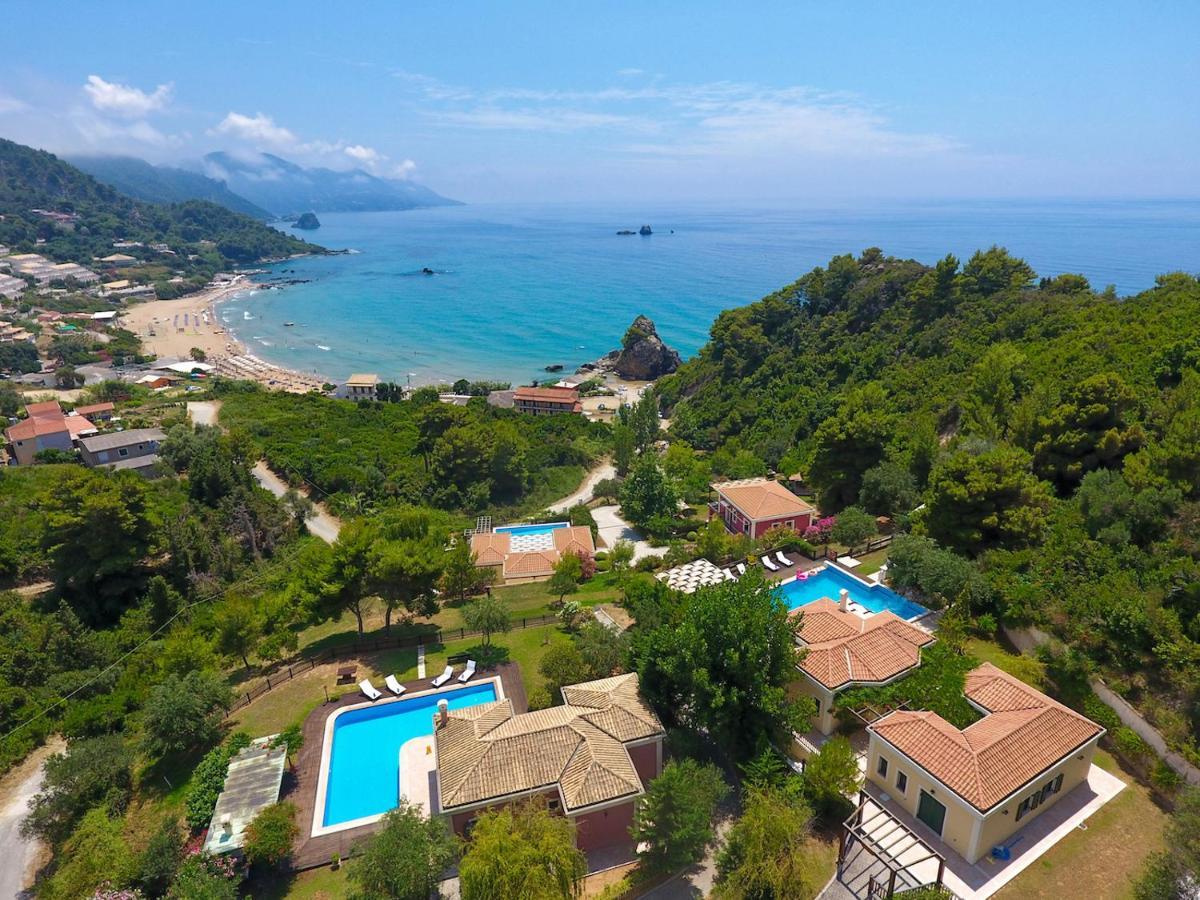 Corfu Resorts Villas Pelekas Eksteriør bilde
