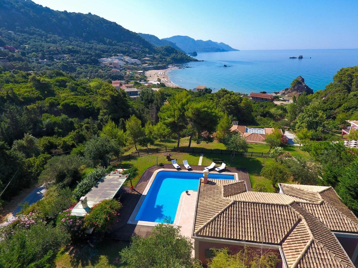 Corfu Resorts Villas Pelekas Eksteriør bilde
